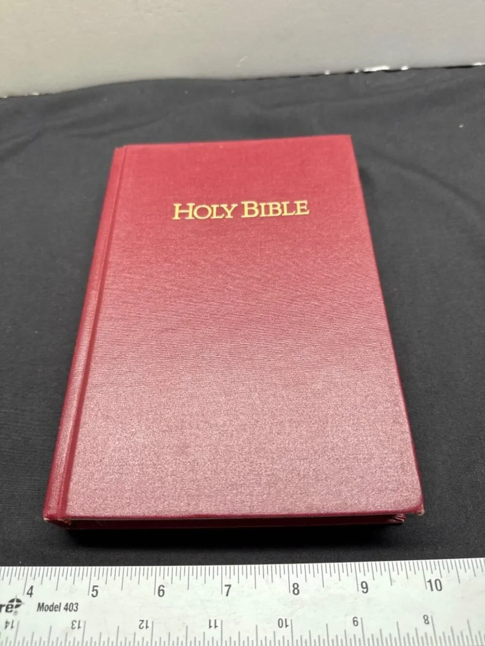Holy Bible King James Version Keystone Pew Edition Red Hardcover 1978 National P